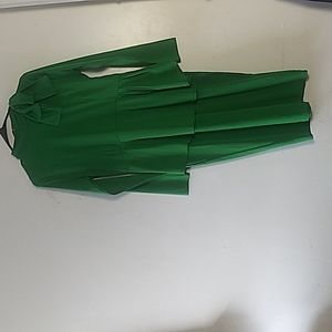 Women's stretchy fitted emerald green dress size xl